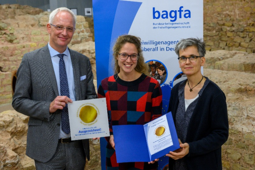 Verleihung Qualitätssiegel bagfa