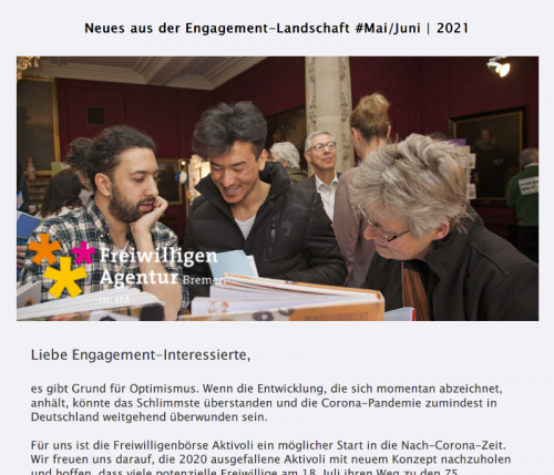 Cover_Neues aus der Engagement-Landschaft Mai/Juni 2021