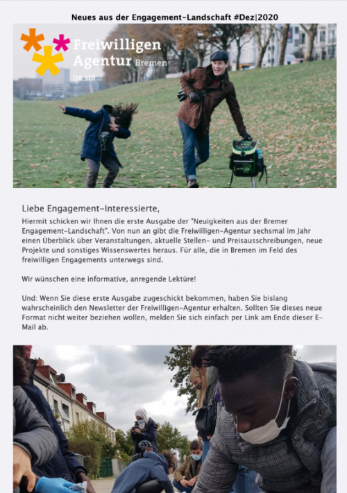 Neues aus der Engagement-Landschaft