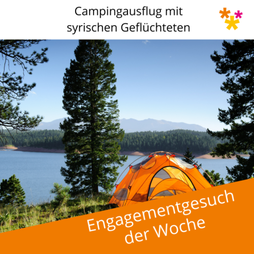 Enagegementgesuch Camping-Ausflug